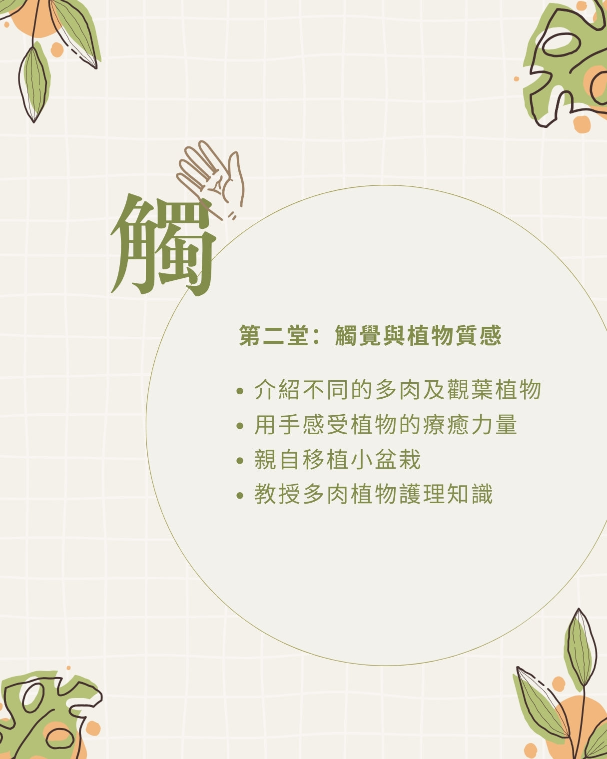 五感植物體驗班 (四堂)
